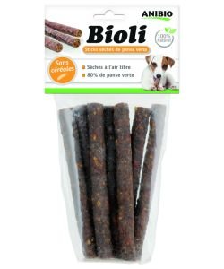 Bioli sticks for dogs - Green bandage 80%, 7 sticks